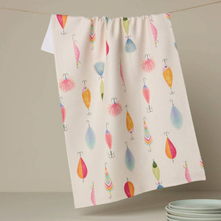 Fishing Lures Tea Towel - Olita Gifts & Goods