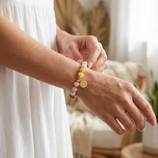 Amber Jade Bloom Bracelet