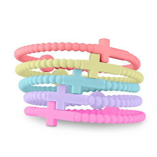 Jesus Bracelets - 5 Packs: Neon / Extra Small - Olita Gifts & Goods