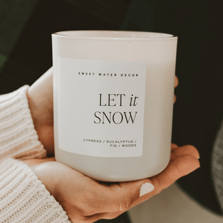 Let It Snow Soy Candle - Olita Gifts & Goods