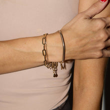 Load image into Gallery viewer, Gold Herringbone Bracelet

