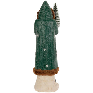 Dark Green Hooded Saint Nick - Olita Gifts & Goods