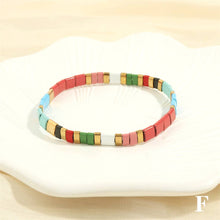 Load image into Gallery viewer, 5MM TILA Beads Beaded Elastic Bracelets - BJ: MIO55654-F
