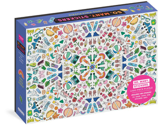 So. Many. Stickers. 1,000-Piece Puzzle - Olita Gifts & Goods