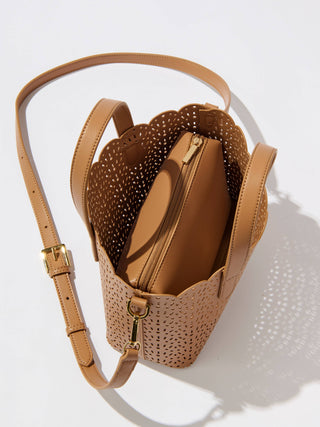 Lola Bag: Navy or Camel - Olita Gifts & Goods