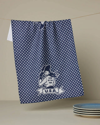 Star Cowgirl Tea Towel: Red - Olita Gifts & Goods