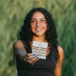 "Adapt" Camouflage with Antler Charm Hair Tie Bracelets: Small - Olita Gifts & Goods