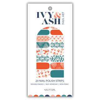 Nauti Girl | Nautical Sea Shell & Crab Summer Nail Wrap Set - Olita Gifts & Goods