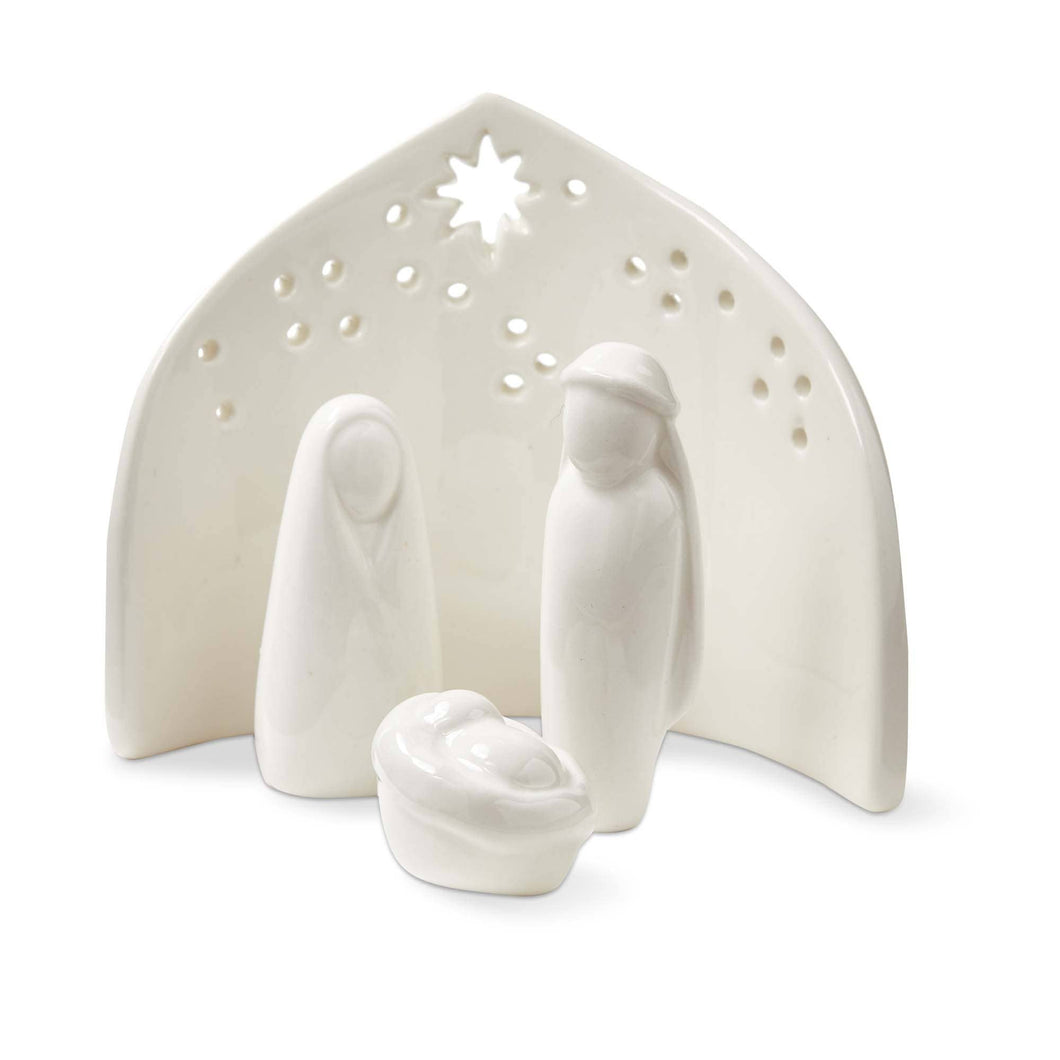 Ceramic Nativity Scene