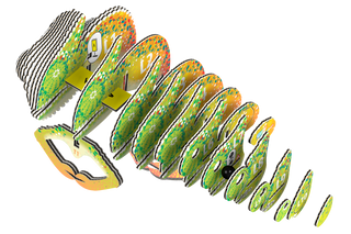 EUGY Chameleon 3D Puzzle - Olita Gifts & Goods