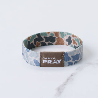 Tap To Pray™ Wristbands - River Rock Camo Classic & Sage: Medium / River Rock Camo Class / Sage - Olita Gifts & Goods