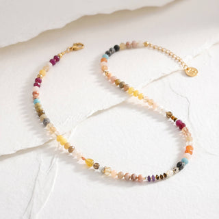 Blush Honey Jade Necklace - Olita Gifts & Goods