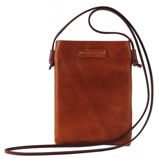 Leather Crossbody Bag | Ready to Go Mini Crossbody: Tan