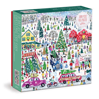 Christmas Tree Farm 1000 Piece Foil Puzzle