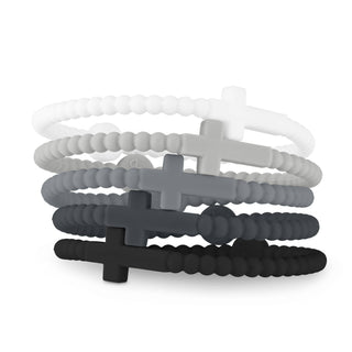 Jesus Bracelets - 5 Packs: Alloy / Medium - Olita Gifts & Goods