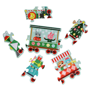 Christmas Train Shaped Floor Puzzle - Olita Gifts & Goods