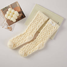 Load image into Gallery viewer, Bow Fuzzy Socks Gift Set

