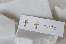Load image into Gallery viewer, Faith Studs 18K
