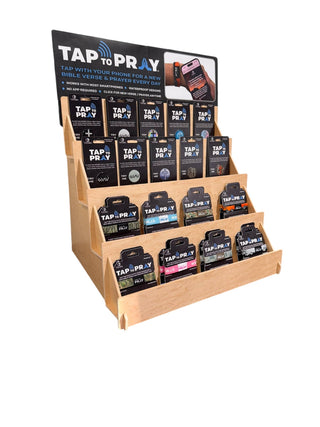 Tap To Pray™ Wristbands - Mountains & Forests: Medium / Blue Mountains & Green Forests - Olita Gifts & Goods