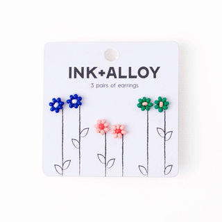 Tina Flower Earrings Sets - Olita Gifts & Goods