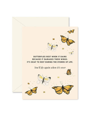 Butterfly Wings Greeting Card