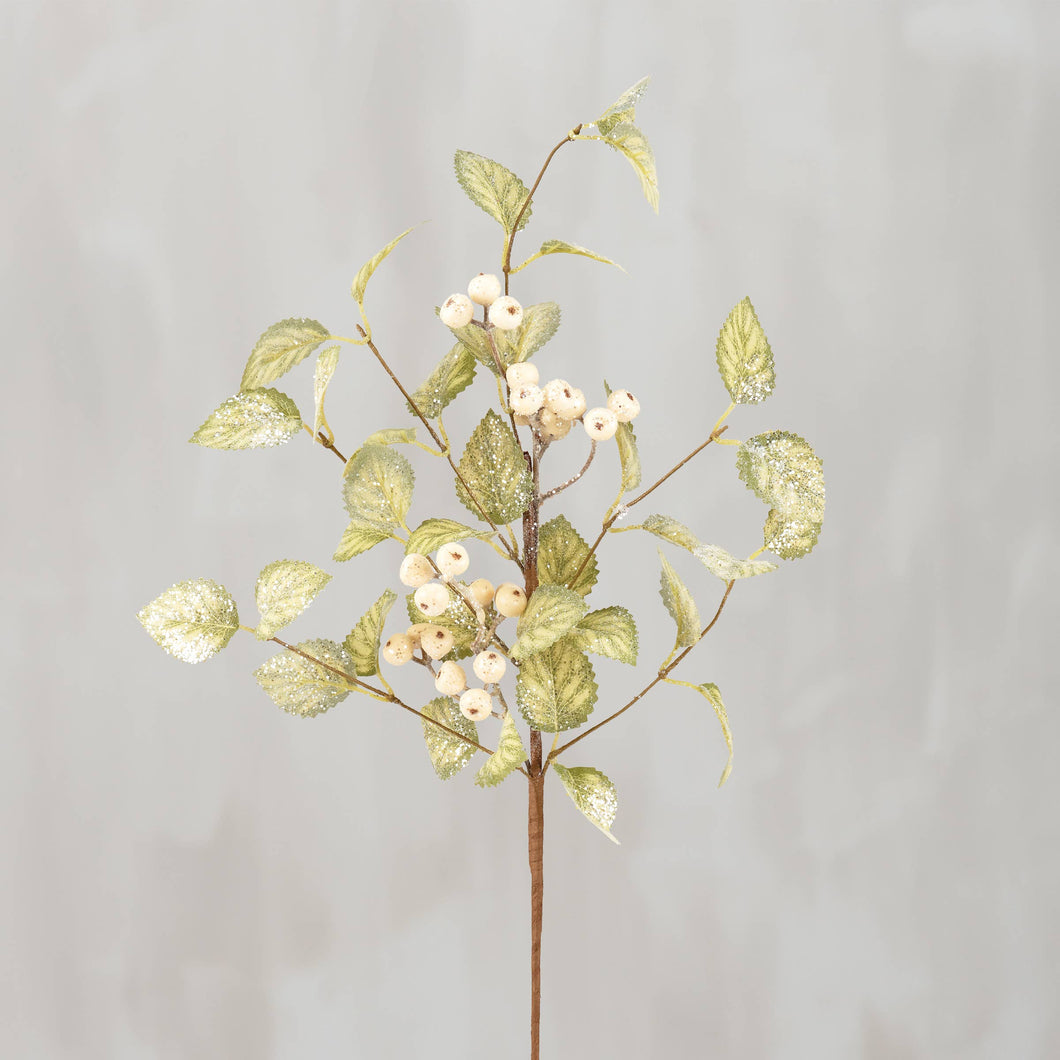 Snowberry Floral Pick