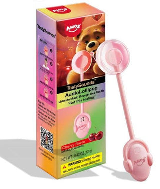 Tasty Sounds - Cherry Lollipop, Pop Music, 12ct - Olita Gifts & Goods