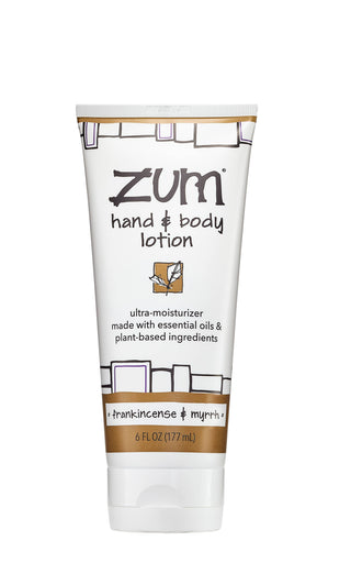 Zum Hand & Body Lotion - Frankincense & Myrrh - Olita Gifts & Goods