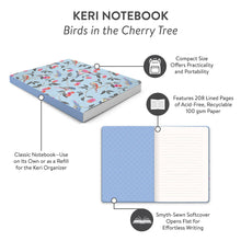 Load image into Gallery viewer, Birds in the Cherry Tree Keri Notebook
