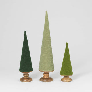 Crewel Embellished Cone Trees - Olita Gifts & Goods