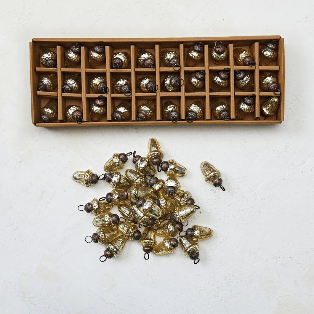 Glass Acorns