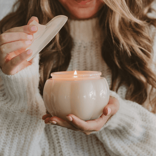 Warm & Cozy Pumpkin Jar Candle - Olita Gifts & Goods