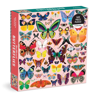 Brilliant Butterflies 500 Piece Family Puzzle - Olita Gifts & Goods