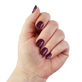 Mulled Wine | Deep Burgundy Red Pearl Finish Nail Wraps - Olita Gifts & Goods