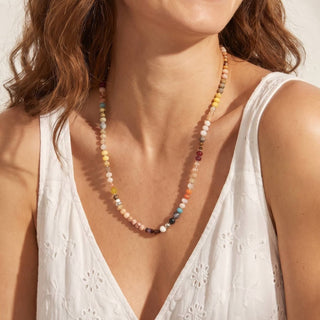 Blush Honey Jade Necklace - Olita Gifts & Goods