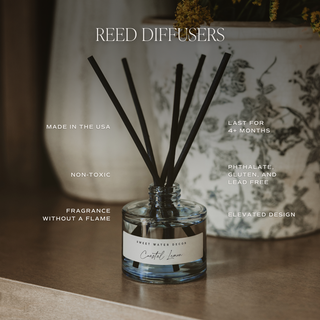 Coastal Lemon Reed Diffuser - Gifts & Home Decor