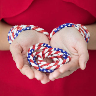 Stars & Stripes Roll-On Bracelet - Olita Gifts & Goods