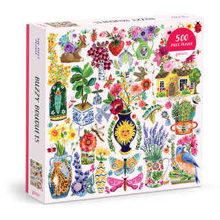 Buzzy Bouquets 500 Piece Puzzle - Olita Gifts & Goods