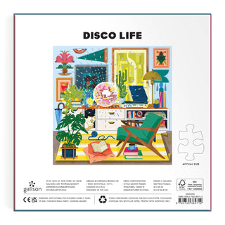 Disco Life 500 Piece Foil Puzzle - Olita Gifts & Goods
