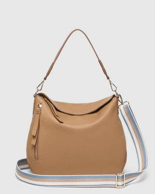 Shoulder Bag - Camel | Nadia: Vegan - Polyurethane / Women-Owned, Cruelty-Free - Olita Gifts & Goods