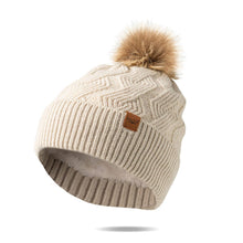 Load image into Gallery viewer, Cable Knit Pom Hat
