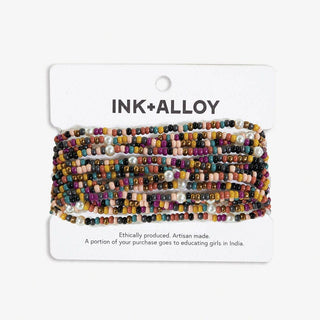 Jewel Tone Beaded Bracelet Set - Olita Gifts & Goods