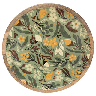 Autumn Acorn Round Platter - Olita Gifts & Goods