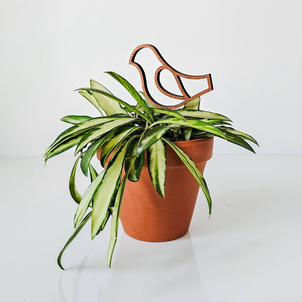 Retro Bird Plant Stake