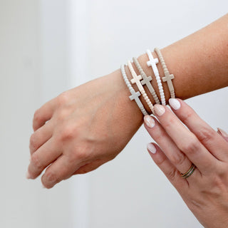Jesus Bracelets - 5 Packs: Alloy / Small - Olita Gifts & Goods