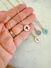 Load image into Gallery viewer, Open Cross Necklace
