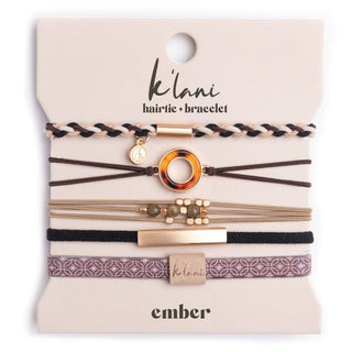 "Ember" Tortoise Shell Ring Charm with gold, browns and neutrals.: Small - Olita Gifts & Goods