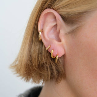Gold Classics Dainty Earring Set: Gold - Olita Gifts & Goods