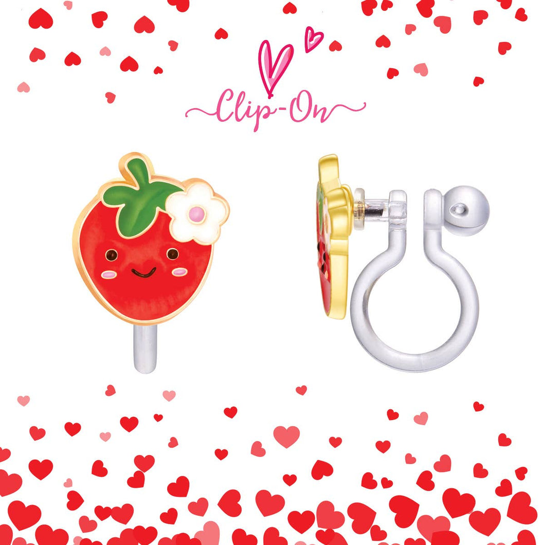 Berry Cute Earrings: Clip On