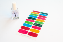 Load image into Gallery viewer, All Wrapped Up | Colorful Glitter Christmas Gifts Nail Wraps
